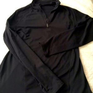 Women Athletic 1/4 zipper Long Sleeve wear